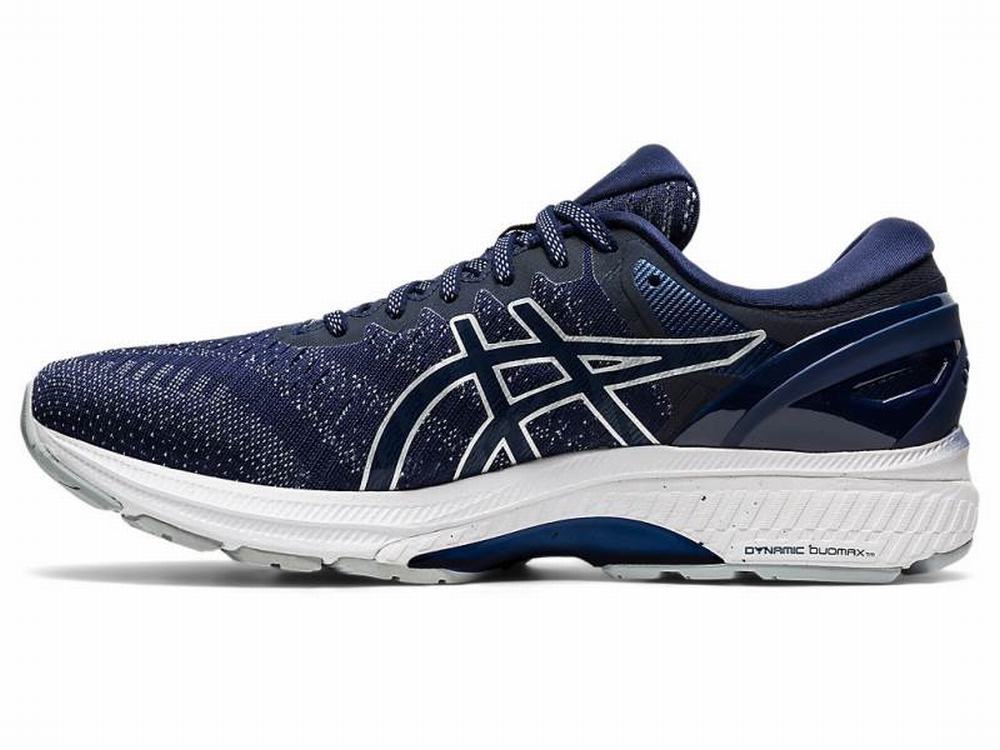 Asics GEL-KAYANO 27 Futócipő Férfi Sötétkék Szürke | 857620-YJW