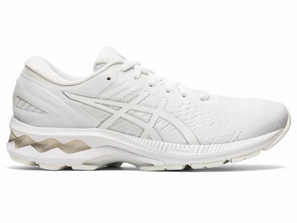 Asics GEL-KAYANO 27 Futócipő Női Fehér | 584706-ELQ