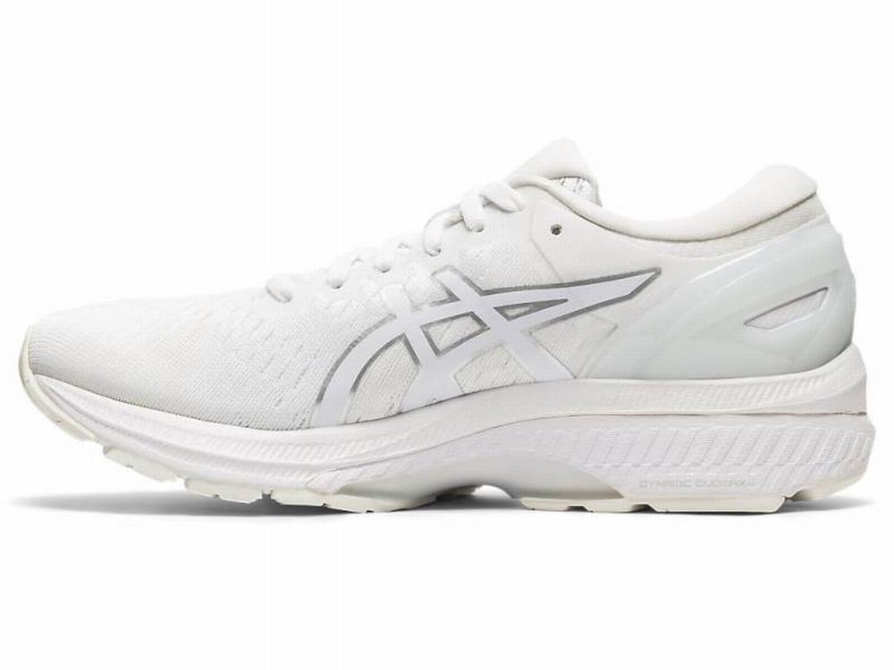 Asics GEL-KAYANO 27 Futócipő Női Fehér | 584706-ELQ