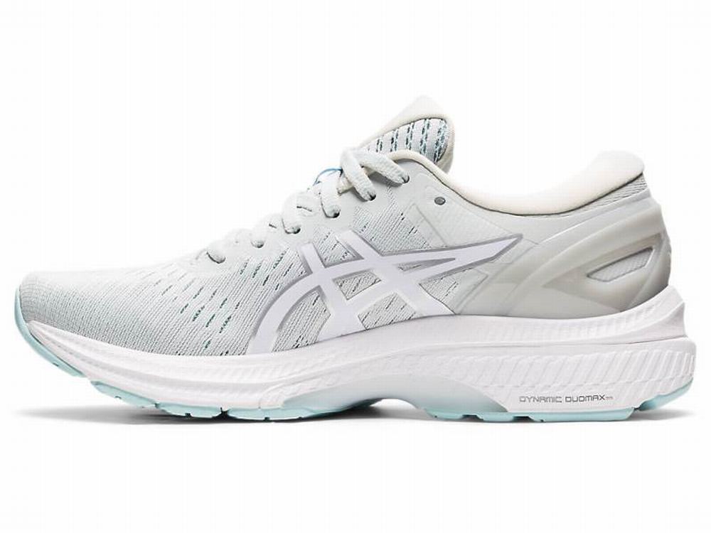 Asics GEL-KAYANO 27 Futócipő Női Fehér Szürke | 512749-VUF