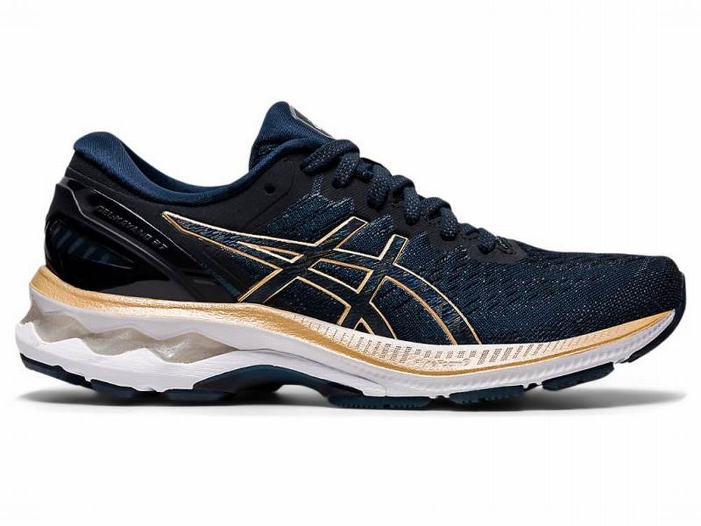 Asics GEL-KAYANO 27 Futócipő Női Kék | 418756-UJT