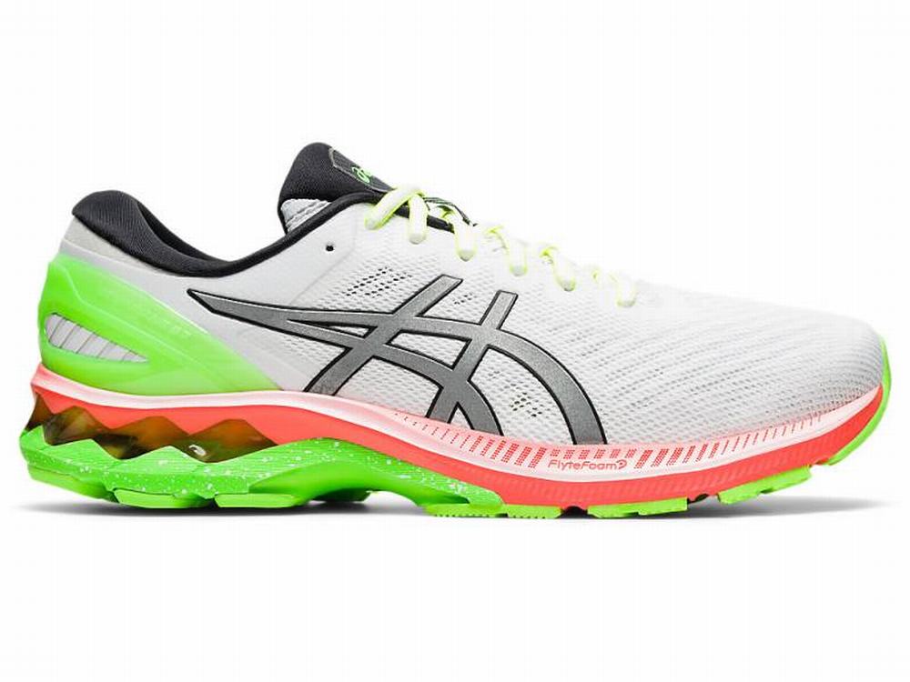 Asics GEL-KAYANO 27 LITE-SHOW Futócipő Férfi Fehér Titán | 893102-YID