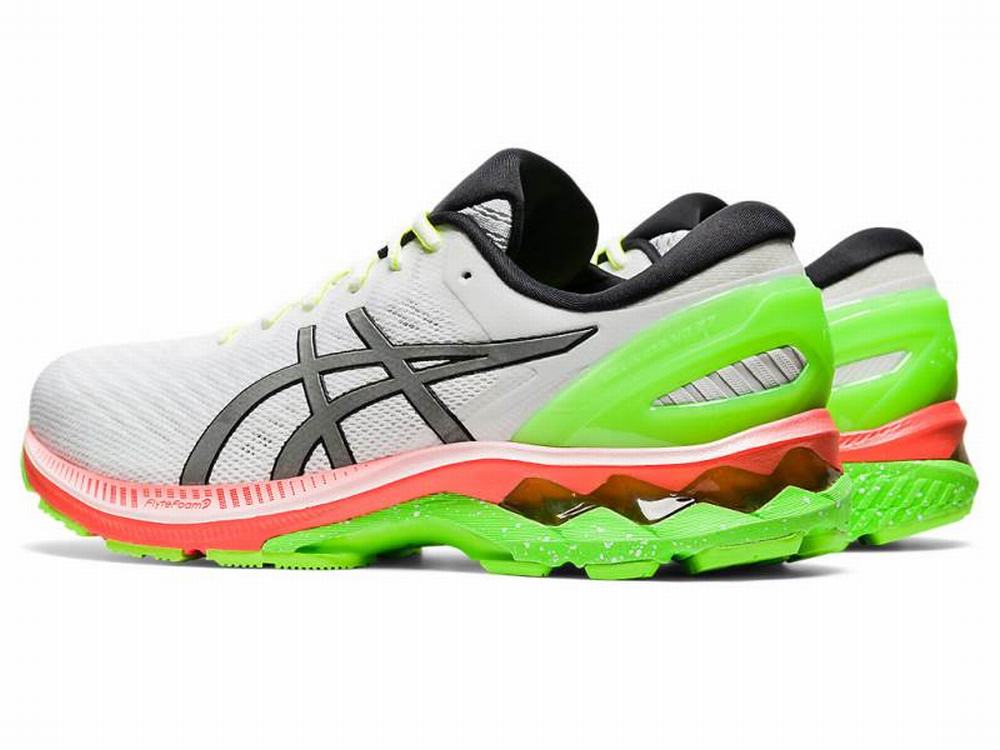 Asics GEL-KAYANO 27 LITE-SHOW Futócipő Férfi Fehér Titán | 893102-YID