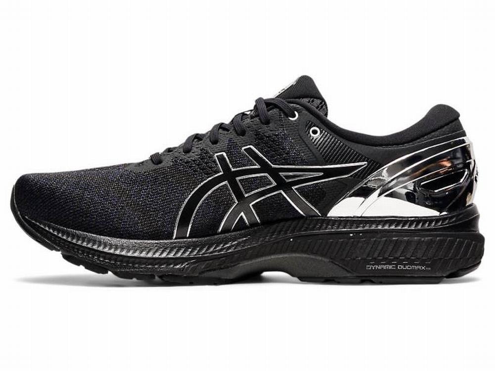 Asics GEL-KAYANO 27 PLATINUM Futócipő Férfi Fekete Titán | 132796-DJO