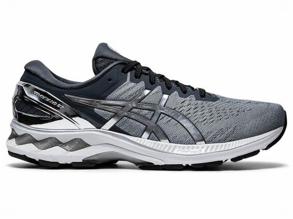 Asics GEL-KAYANO 27 PLATINUM Futócipő Férfi Titán | 479805-FED