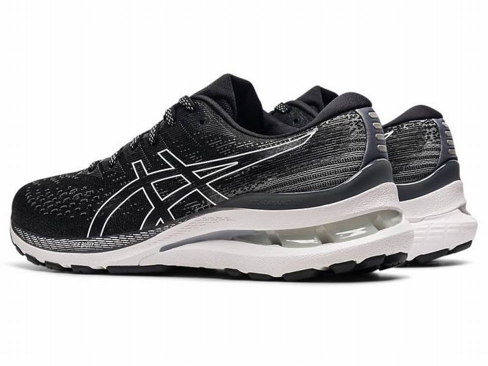 Asics GEL-KAYANO 28 (2A) Futócipő Női Fekete Fehér | 542013-QZK