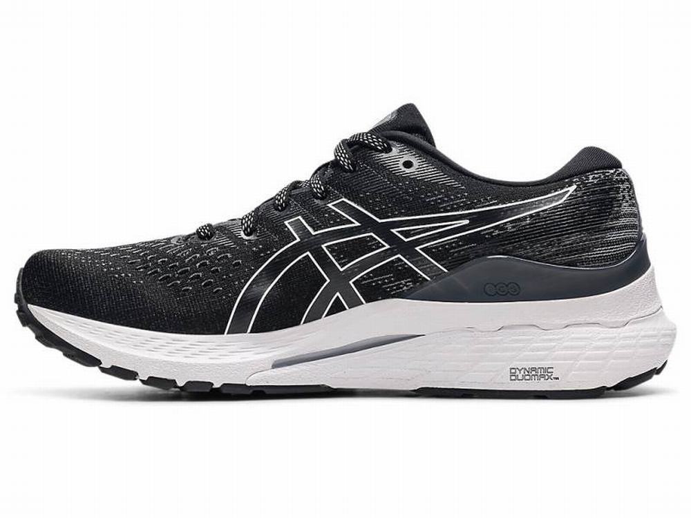 Asics GEL-KAYANO 28 (2A) Futócipő Női Fekete Fehér | 542013-QZK