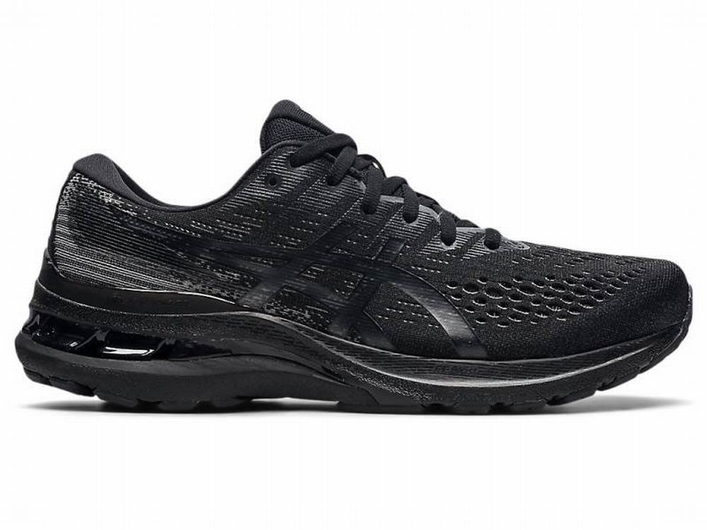 Asics GEL-KAYANO 28 (2E) Futócipő Férfi Fekete Szürke | 158726-KBI