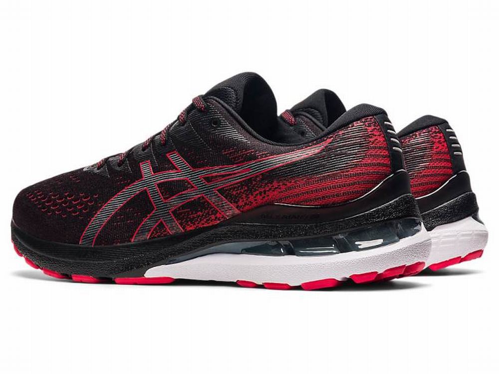 Asics GEL-KAYANO 28 (2E) Futócipő Férfi Fekete Piros | 237849-RVY