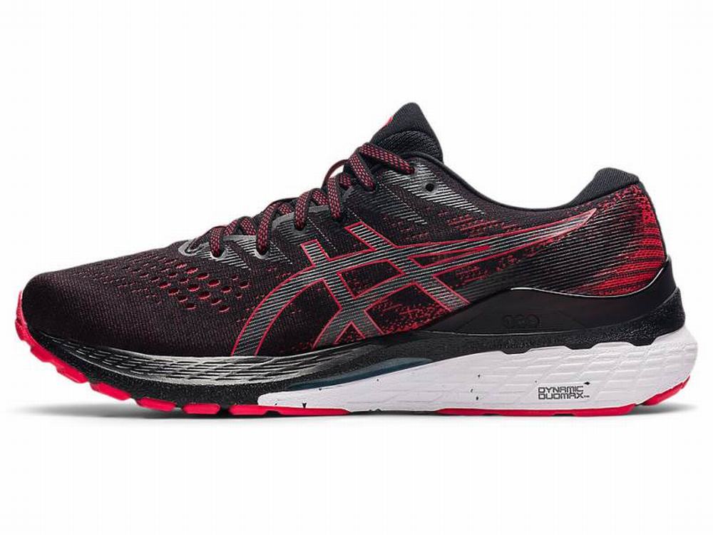 Asics GEL-KAYANO 28 (2E) Futócipő Férfi Fekete Piros | 237849-RVY