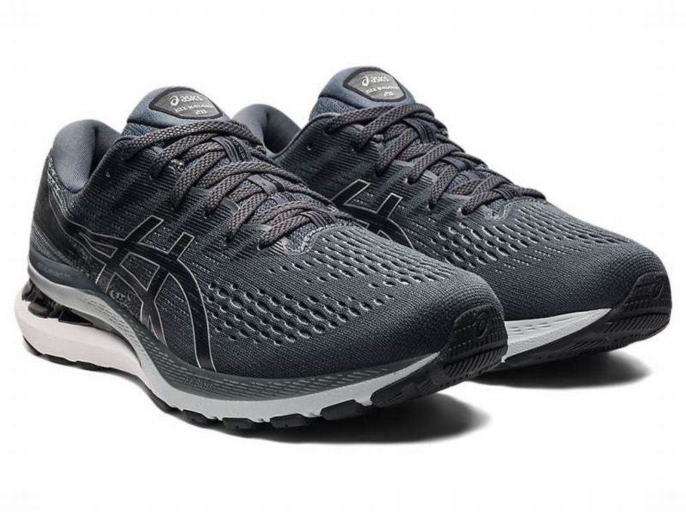 Asics GEL-KAYANO 28 (4E) Futócipő Férfi Fekete Szürke | 607359-AMQ