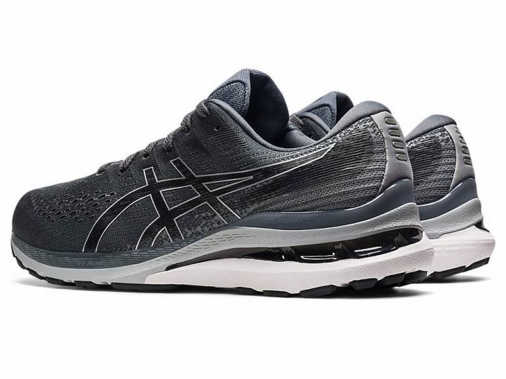 Asics GEL-KAYANO 28 (4E) Futócipő Férfi Fekete Szürke | 607359-AMQ