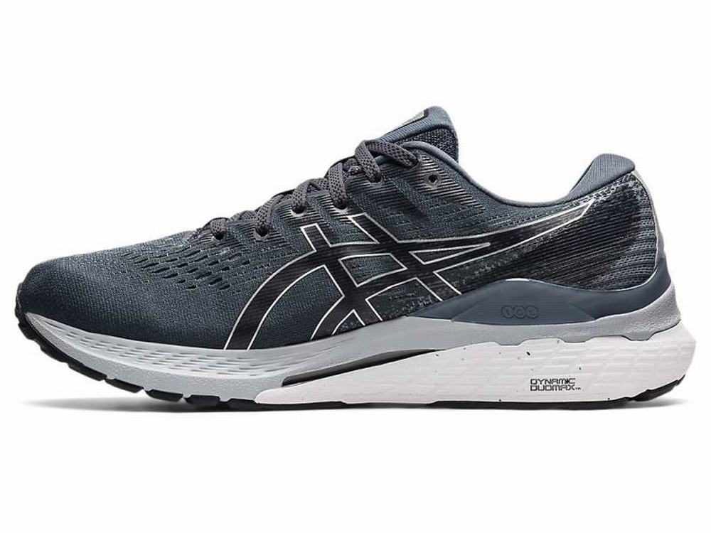 Asics GEL-KAYANO 28 (4E) Futócipő Férfi Fekete Szürke | 607359-AMQ