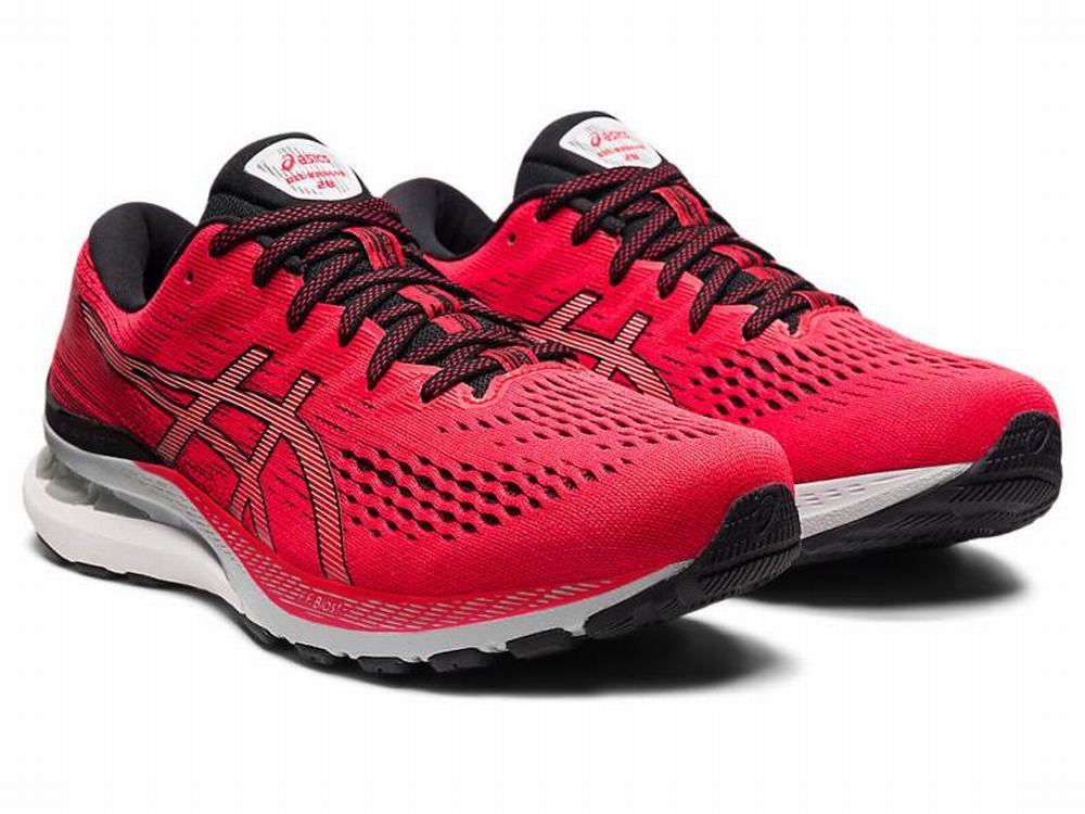 Asics GEL-KAYANO 28 Futócipő Férfi Fekete Piros | 513048-XMZ