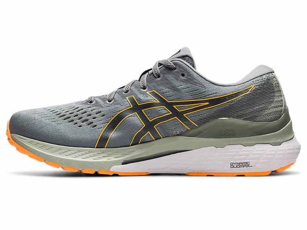 Asics GEL-KAYANO 28 Futócipő Férfi Szürke Narancssárga | 054129-MLE