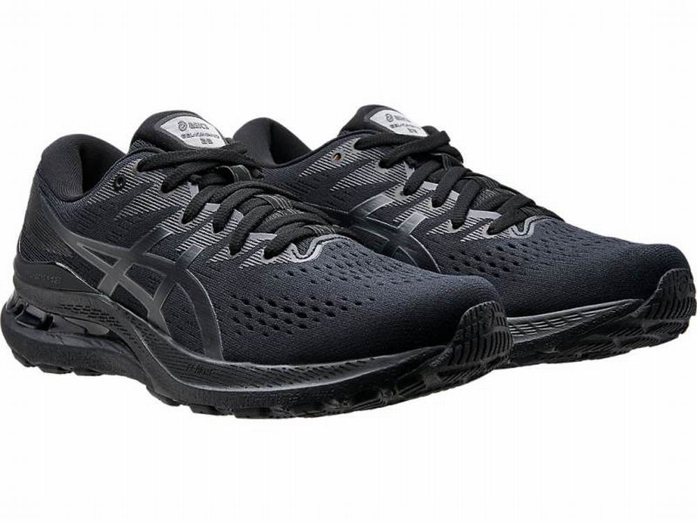 Asics GEL-KAYANO 28 Futócipő Női Fekete Szürke | 438691-ZVY