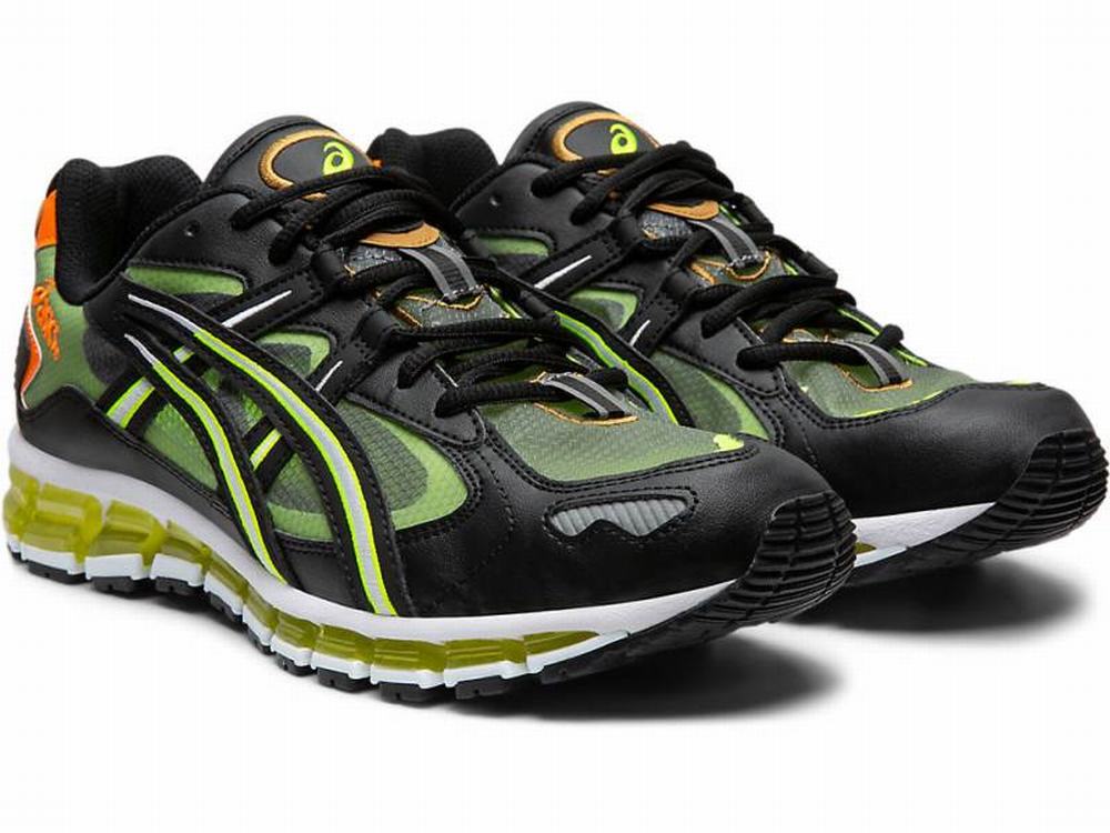 Asics GEL-KAYANO 5 360 Utcai Cipő Férfi Fekete Sárga | 967280-NZS