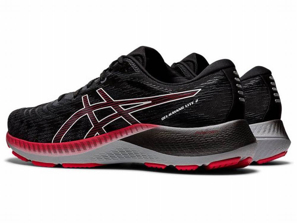 Asics GEL-KAYANO LITE 2 Futócipő Férfi Fekete Fehér | 029841-IJL