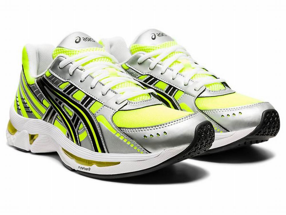 Asics GEL-KYRIOS Utcai Cipő Férfi Fekete Sárga | 385269-NCV