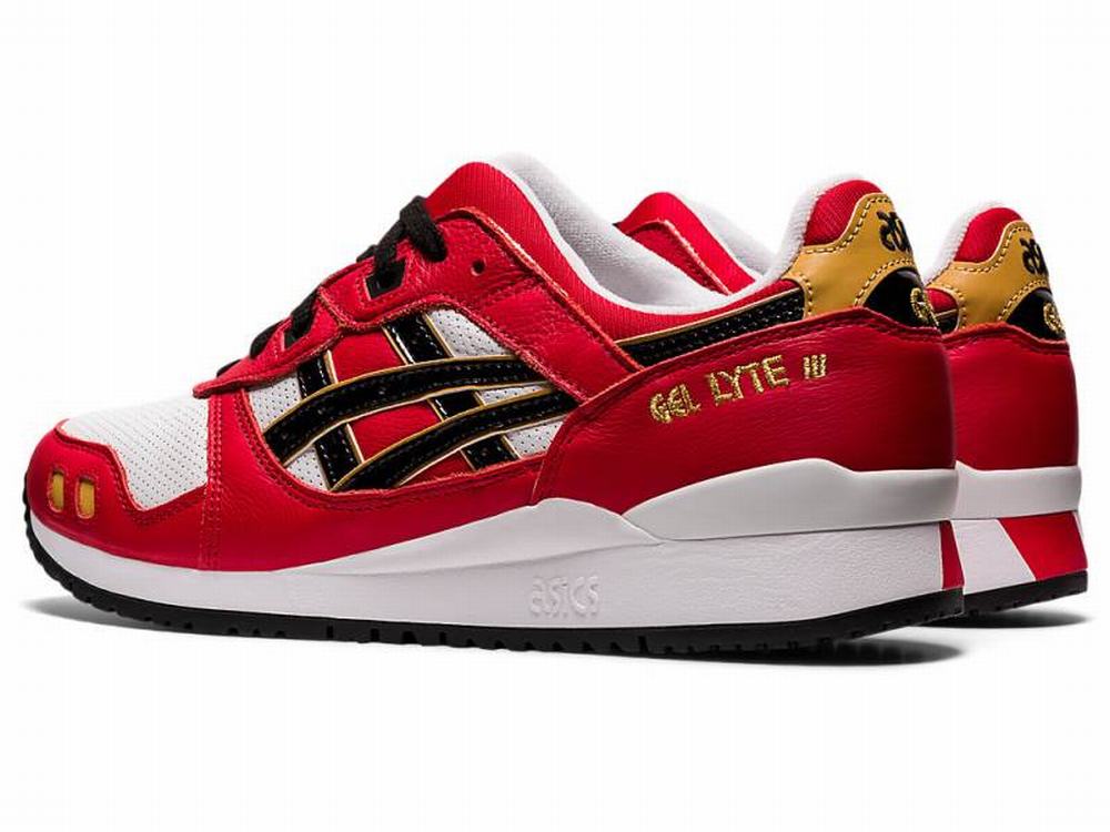 Asics GEL-LYTE III OG Utcai Cipő Férfi Fekete Piros | 268104-XLH