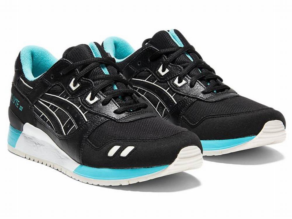 Asics GEL-LYTE III Utcai Cipő Férfi Fekete | 267308-HMX