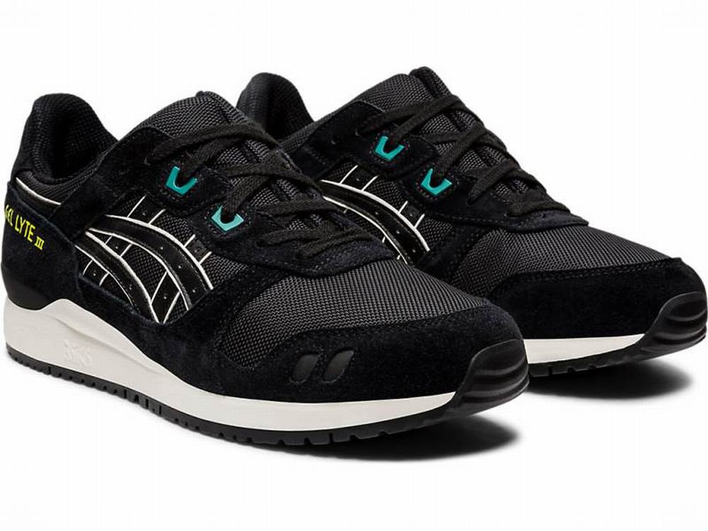 Asics GEL-LYTE III Utcai Cipő Férfi Fekete | 829463-OCD