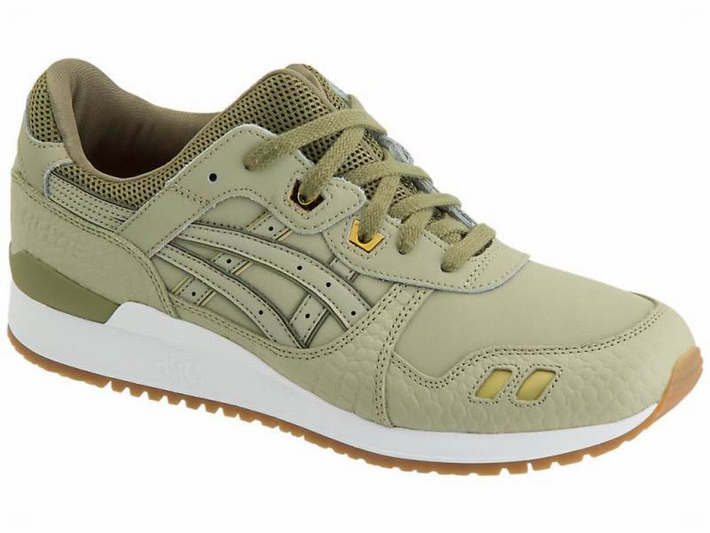 Asics GEL-LYTE III Utcai Cipő Férfi Khaki | 697245-EHP