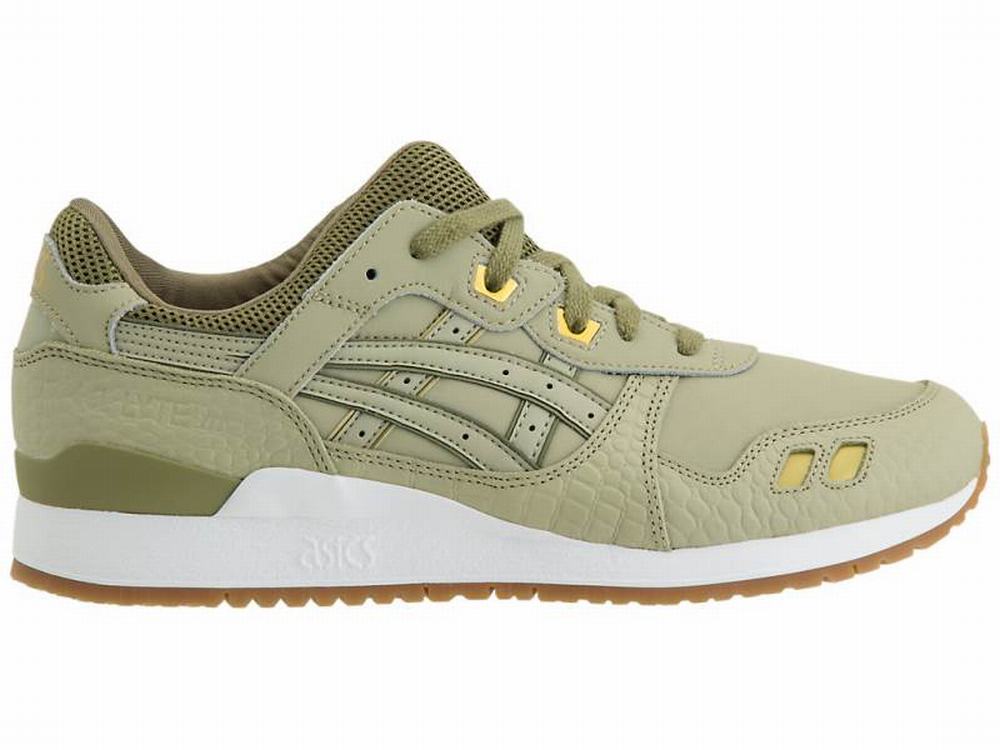 Asics GEL-LYTE III Utcai Cipő Férfi Khaki | 697245-EHP