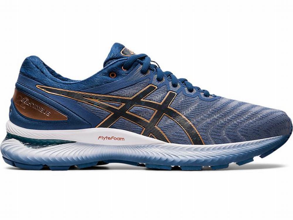 Asics GEL-NIMBUS 22 (4E) Futócipő Férfi Szürke | 458917-TRS