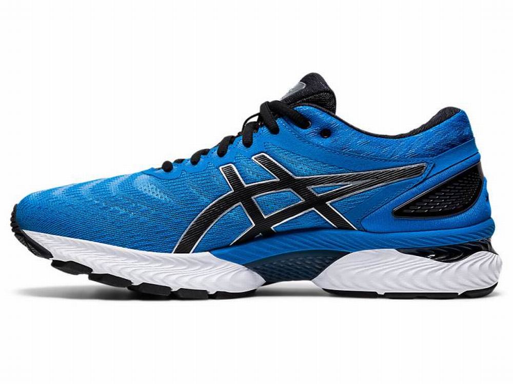 Asics GEL-NIMBUS 22 Futócipő Férfi Fekete Kék | 714396-XWY