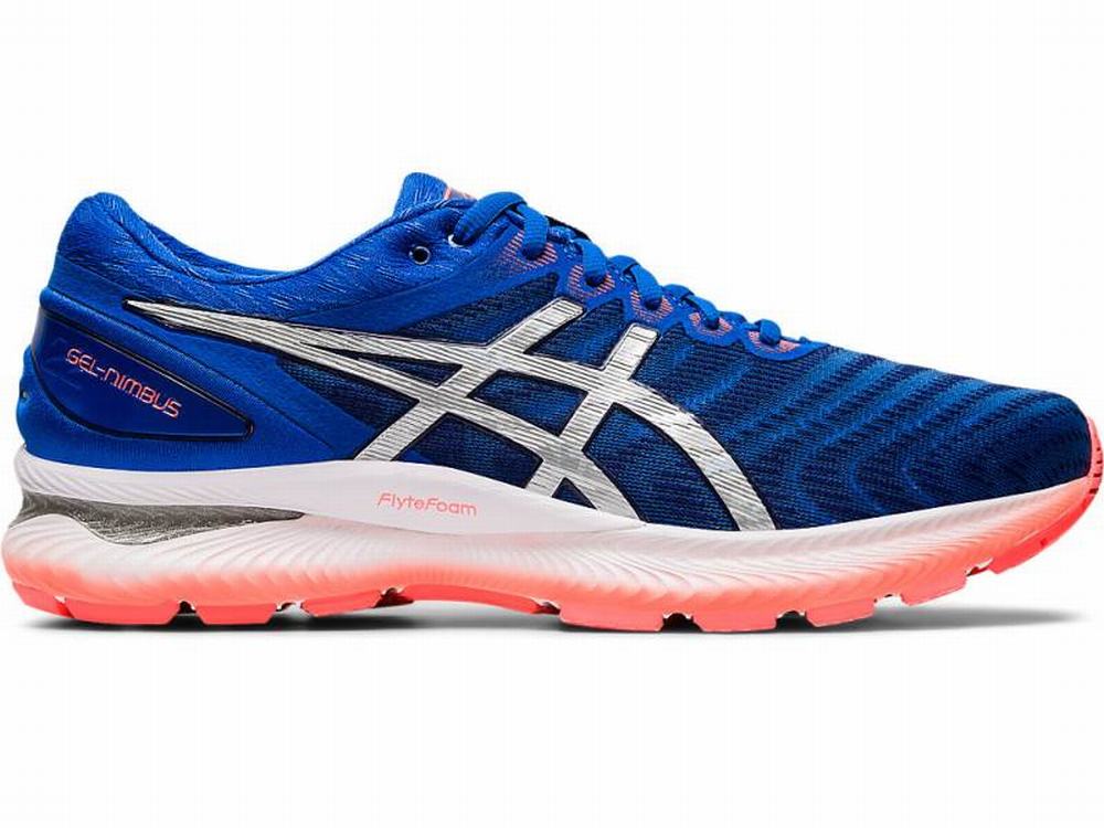 Asics GEL-NIMBUS 22 Futócipő Férfi Kék Titán | 065479-SJK