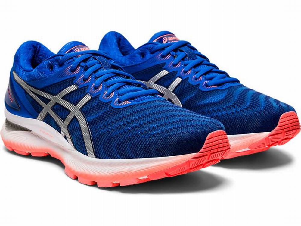 Asics GEL-NIMBUS 22 Futócipő Férfi Kék Titán | 065479-SJK