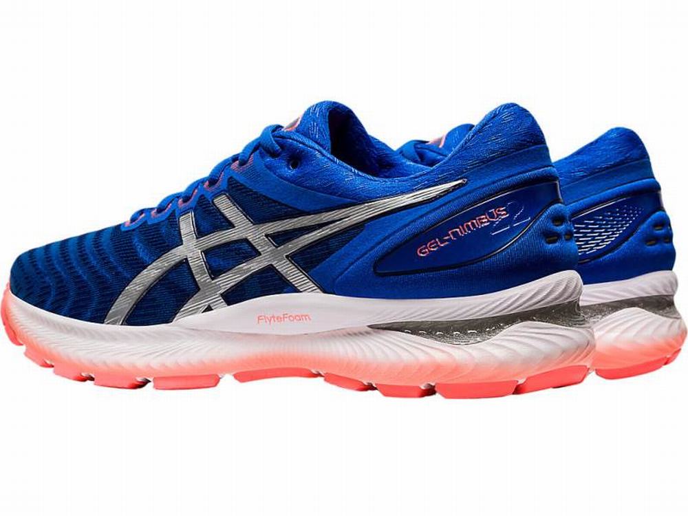 Asics GEL-NIMBUS 22 Futócipő Férfi Kék Titán | 065479-SJK