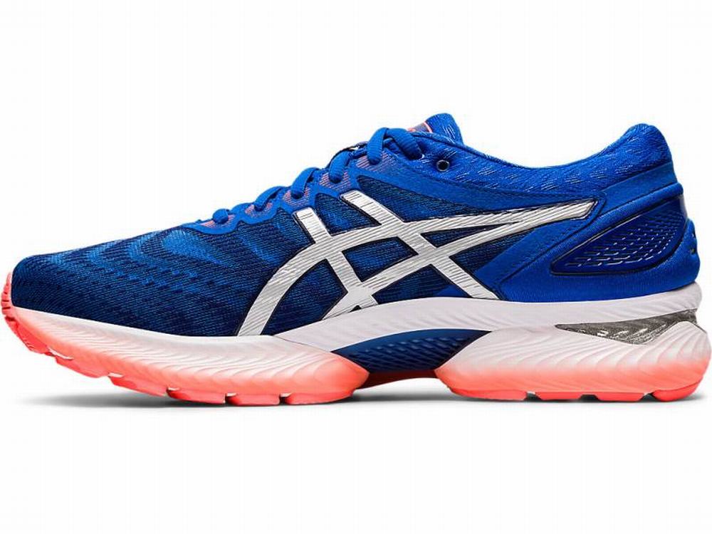 Asics GEL-NIMBUS 22 Futócipő Férfi Kék Titán | 065479-SJK