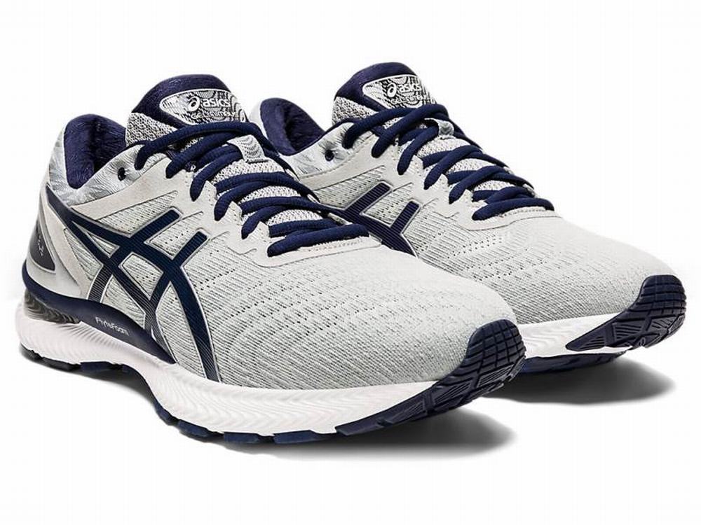 Asics GEL-NIMBUS 22 Futócipő Férfi Szürke Sötétkék | 436275-RHJ