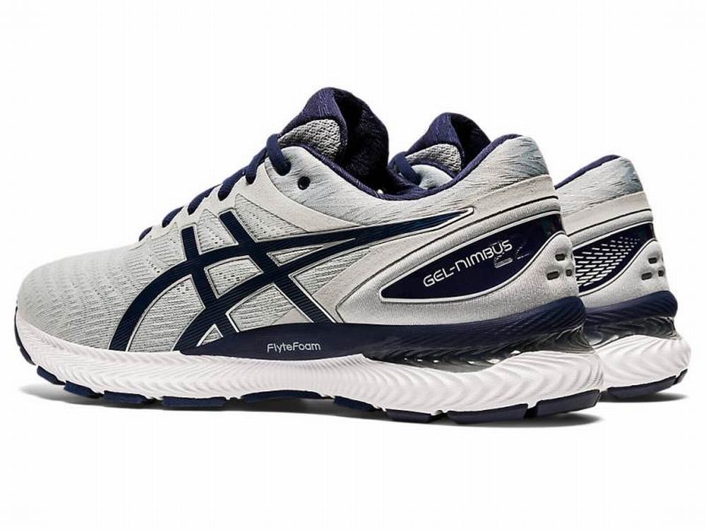 Asics GEL-NIMBUS 22 Futócipő Férfi Szürke Sötétkék | 436275-RHJ