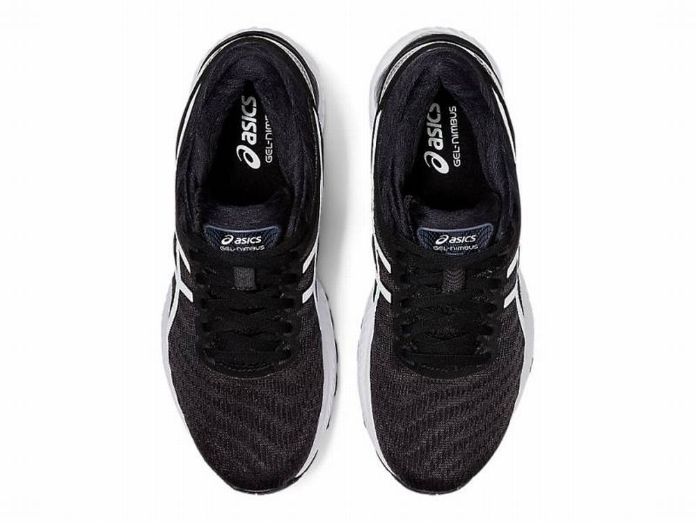 Asics GEL-NIMBUS 22 Futócipő Női Fekete Fehér | 258607-FPH