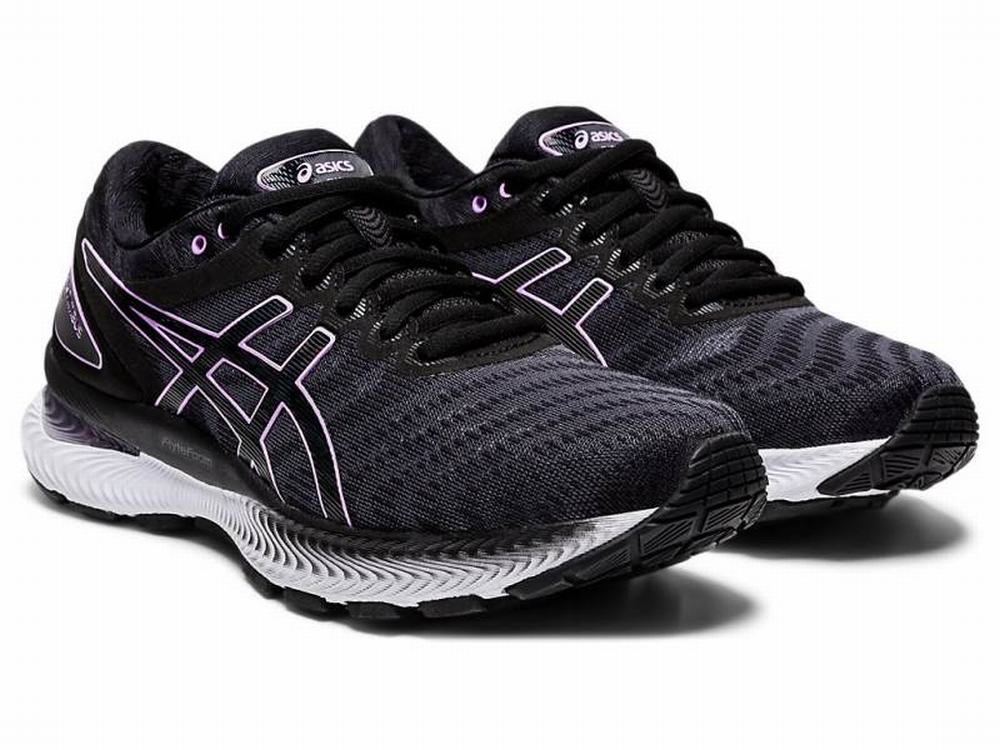 Asics GEL-NIMBUS 22 Futócipő Női Fekete | 792436-VPE