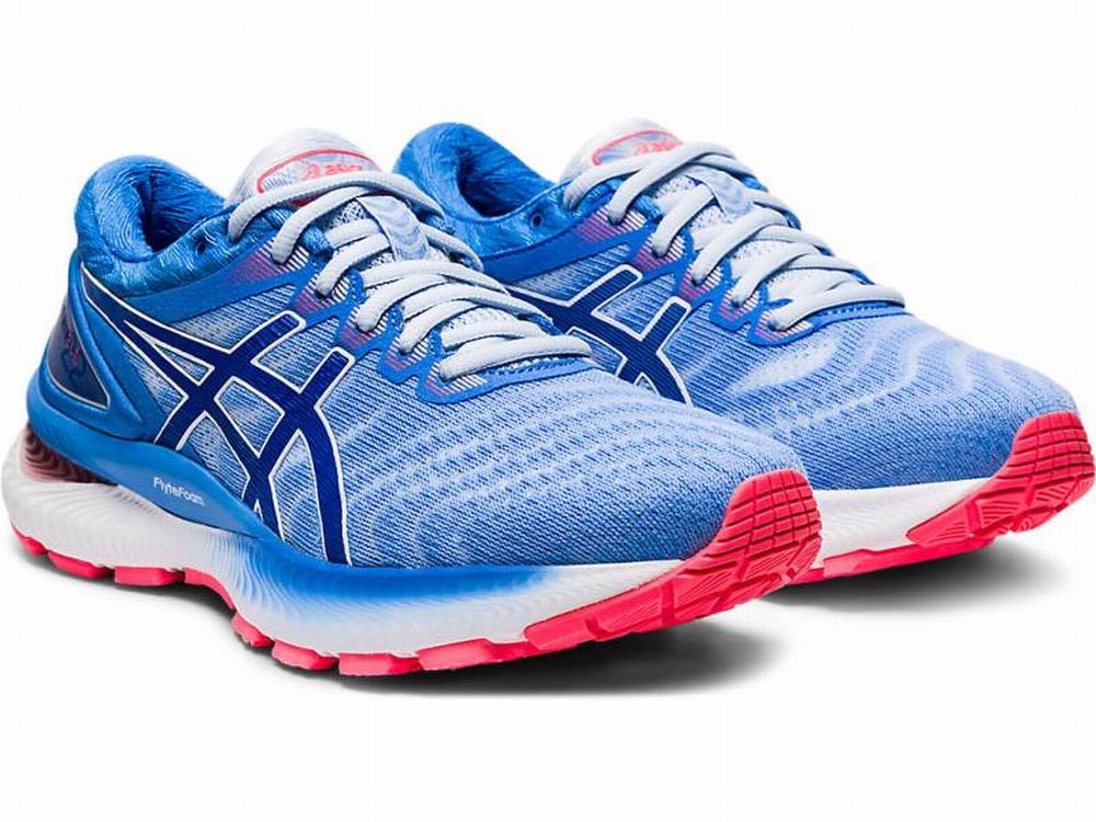 Asics GEL-NIMBUS 22 Futócipő Női Kék | 652148-VTF