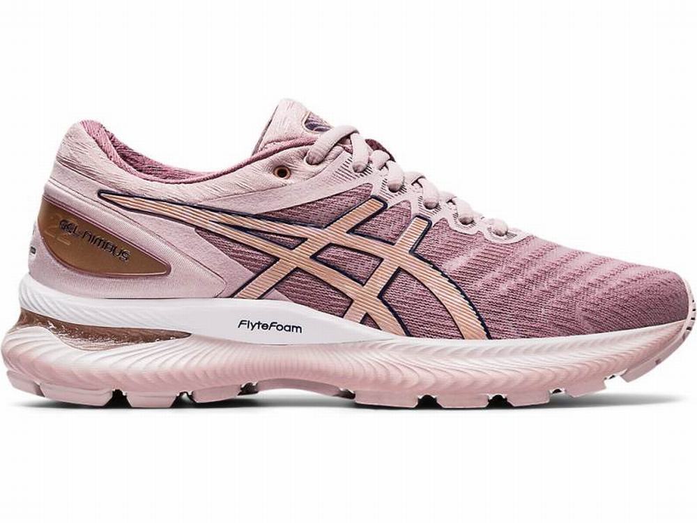 Asics GEL-NIMBUS 22 Futócipő Női Rózsaszín Arany | 729568-HWK