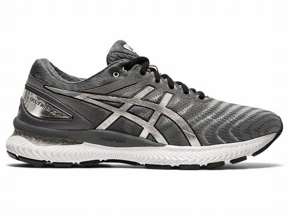 Asics GEL-NIMBUS 22 Platinum Futócipő Férfi Szürke Titán | 976105-HLT