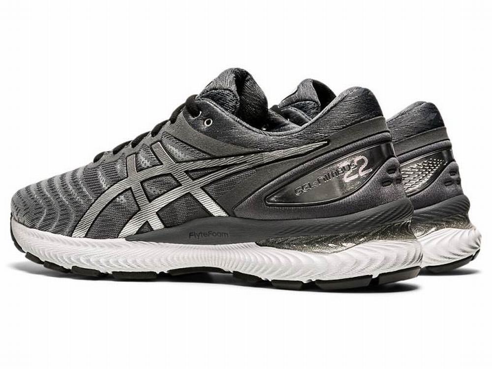 Asics GEL-NIMBUS 22 Platinum Futócipő Férfi Szürke Titán | 976105-HLT