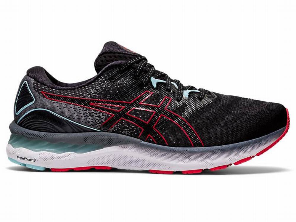 Asics GEL-NIMBUS 23 (2E) Futócipő Férfi Fekete Piros | 312864-RNT