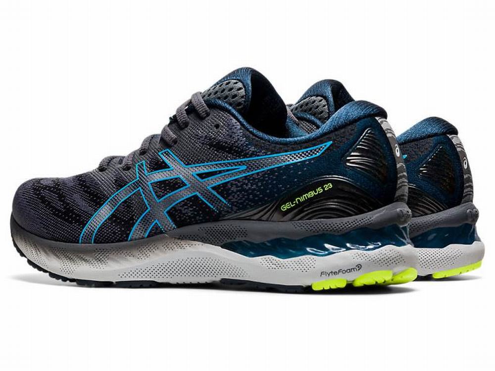 Asics GEL-NIMBUS 23 (4E) Futócipő Férfi Szürke Fekete | 596704-VLY