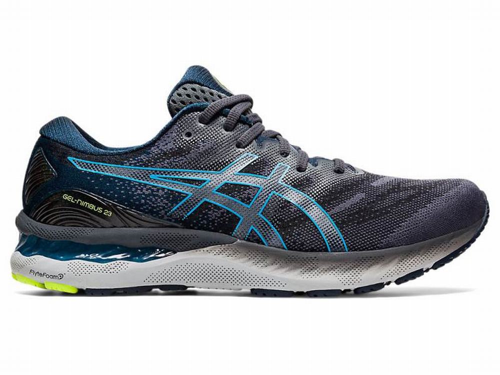 Asics GEL-NIMBUS 23 (4E) Futócipő Férfi Szürke Fekete | 596704-VLY