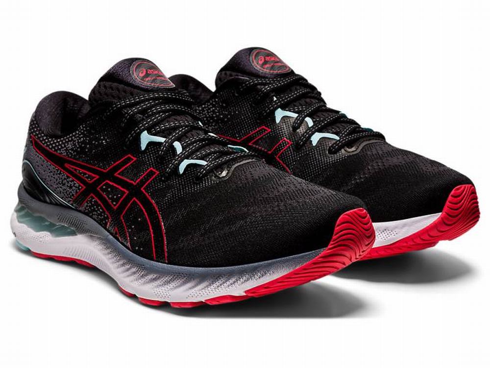 Asics GEL-NIMBUS 23 Futócipő Férfi Fekete Piros | 839640-PYK