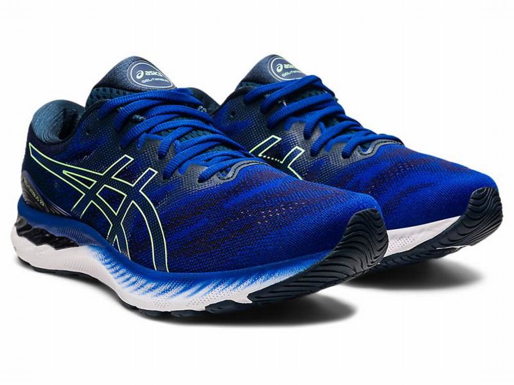 Asics GEL-NIMBUS 23 Futócipő Férfi Sötétkék | 453170-QTS