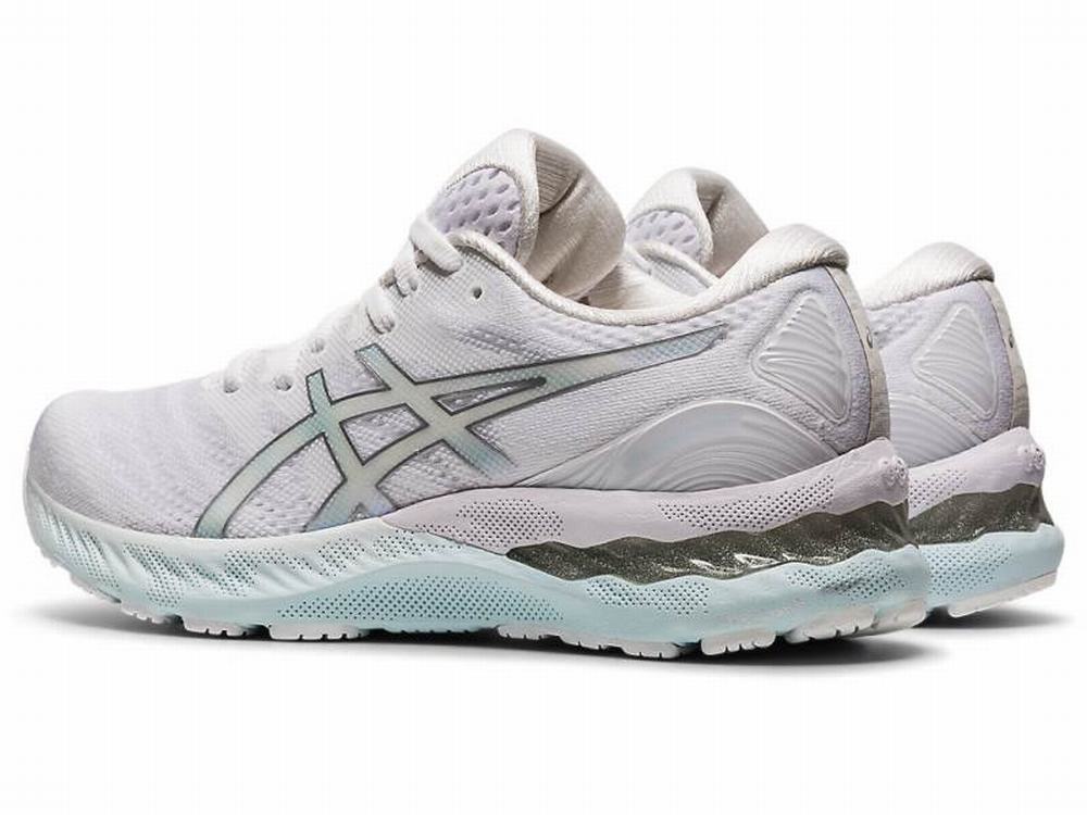 Asics GEL-NIMBUS 23 Futócipő Női Fehér Titán | 716498-GOR