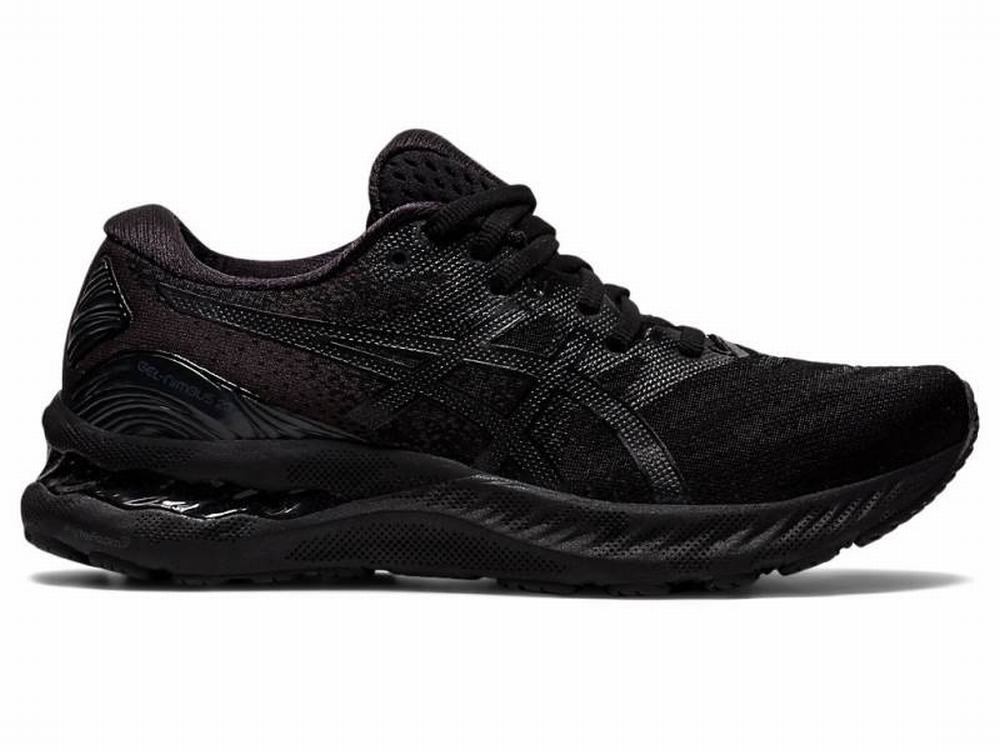 Asics GEL-NIMBUS 23 Futócipő Női Fekete | 931704-ITX