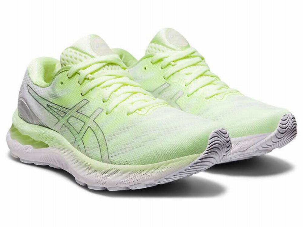 Asics GEL-NIMBUS 23 Futócipő Női Sárga Titán | 325418-RIN